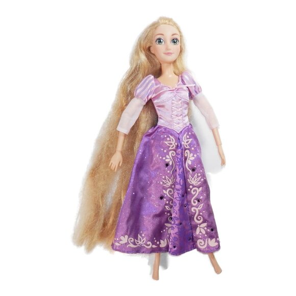 Disney Store Classic Tangled Rapunzel Doll Rhinestone Dress Articulated 6th Ed - Picture 1 of 10